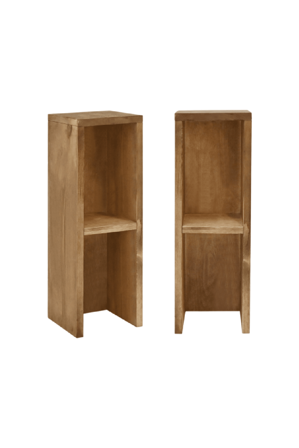 Fir Wood Bedside Table Set (2) | Decowood Lina | Oroa.com