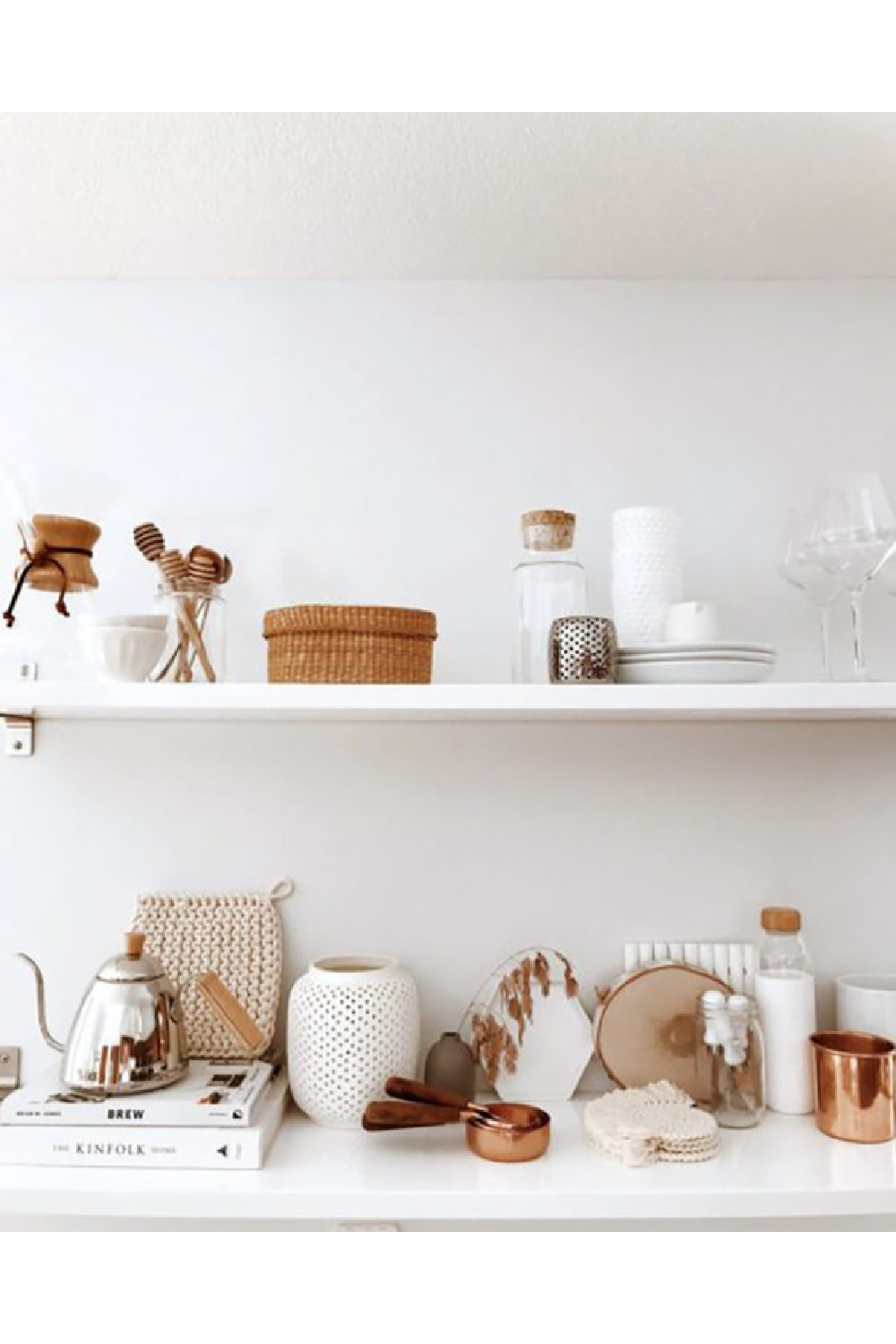 Solid Wood Floating Shelves (3) | Decowood Melva | Oroa.com