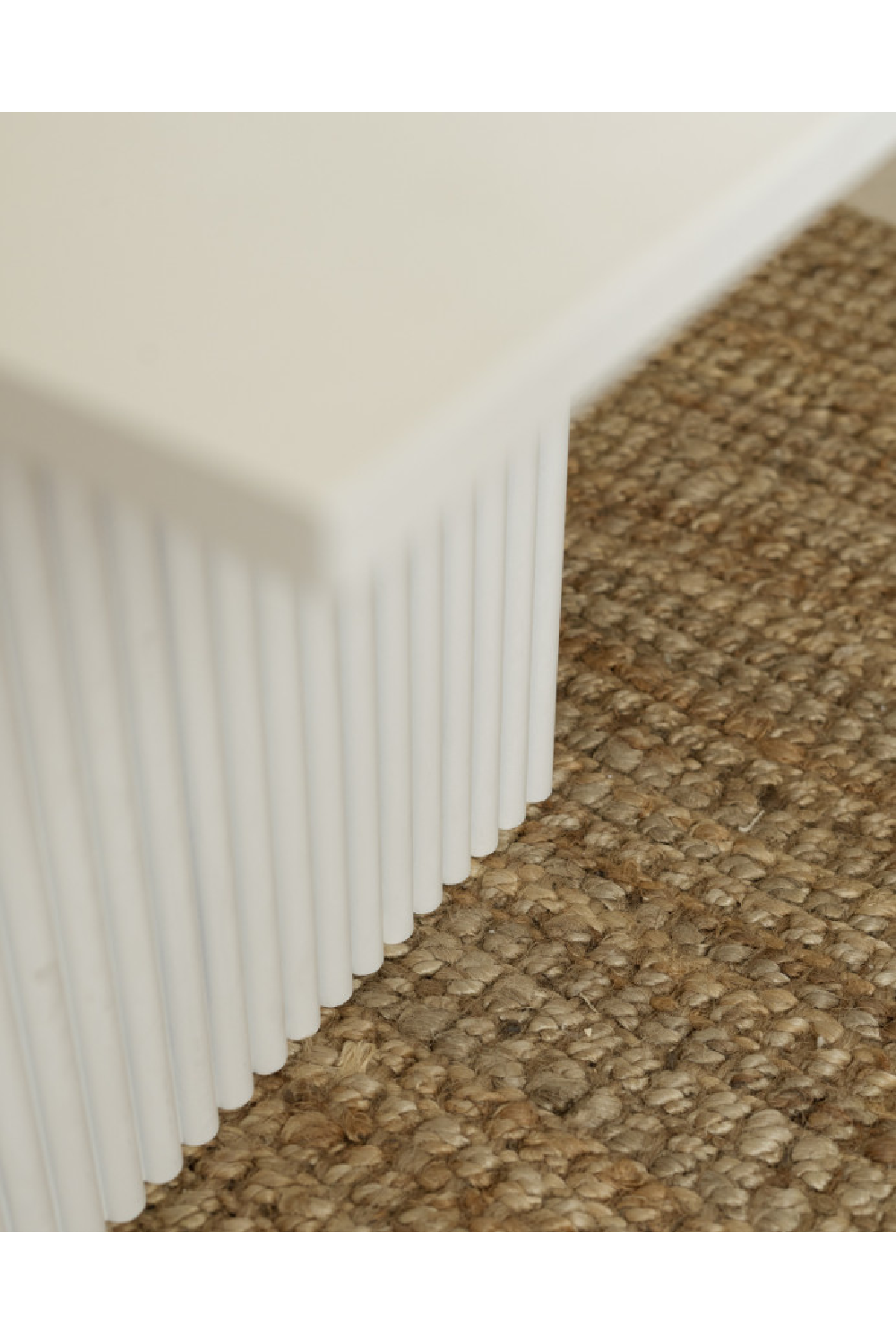 Fluted Legs Wooden Coffee Table | Decowood Bali | Oroa.com