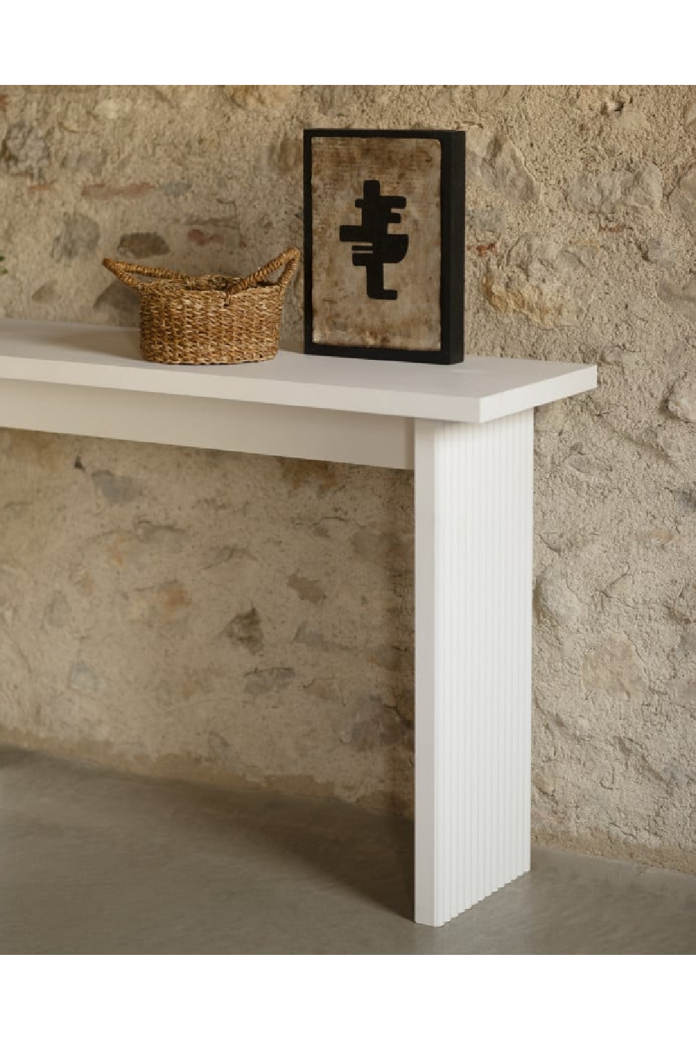 Fluted Legs Console Table | Decowood Bali | Oroa.com