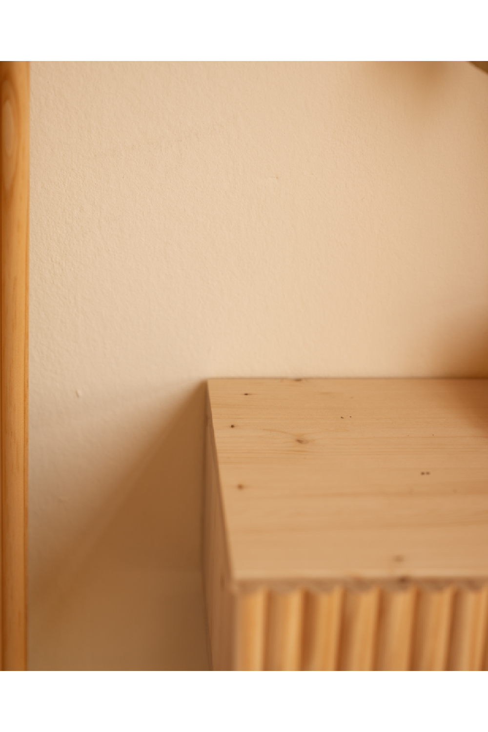 Fluted Floating Bedside Table | Decowood Bali | Oroa.com