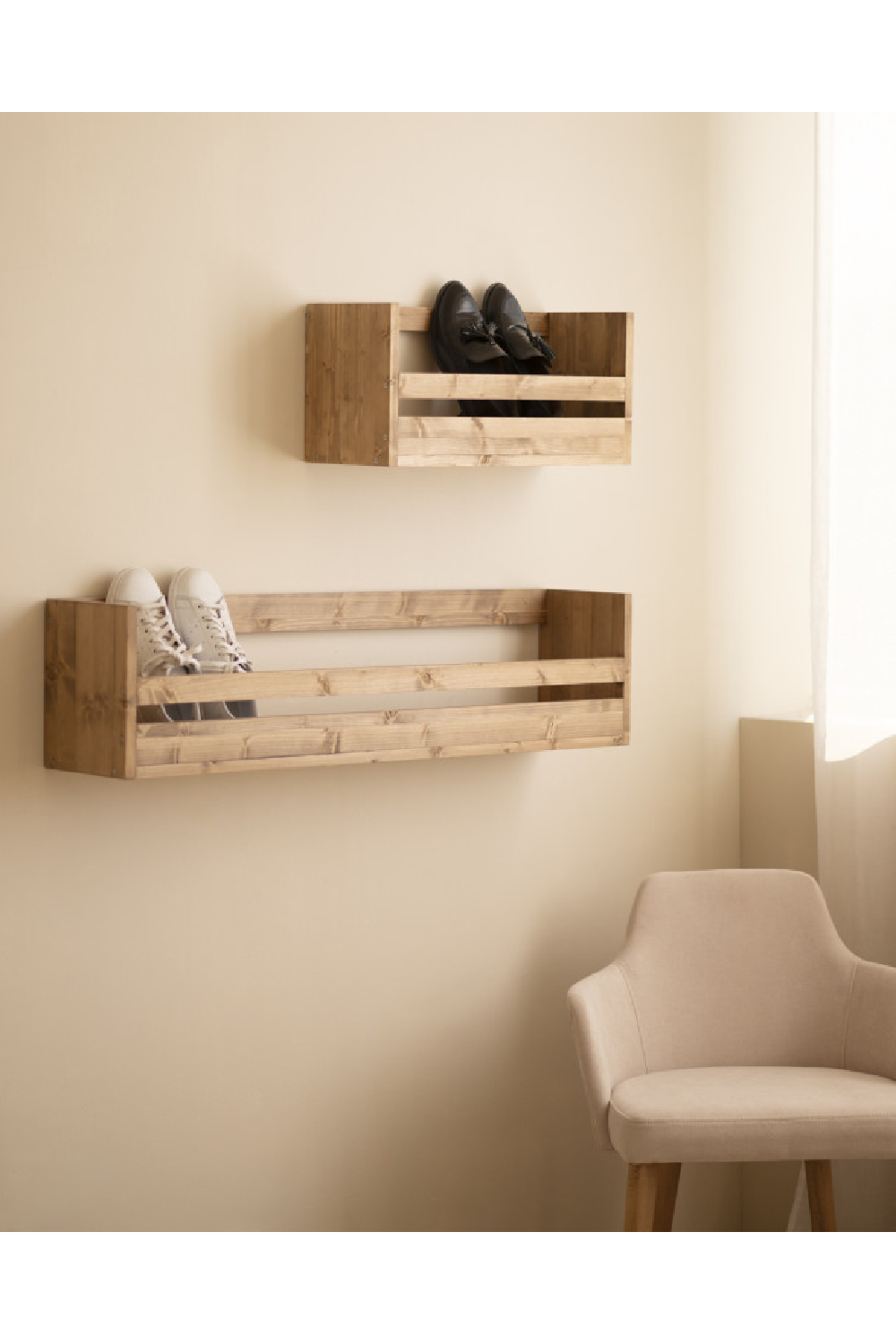 Solid Wood Hanging Shoe Rack | Decowood | Oroa.com