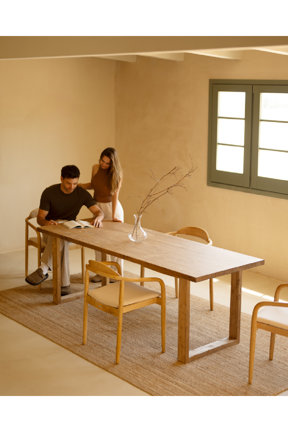 Scandinavian Style Dining Table | Decowood Cairo | Oroa.com