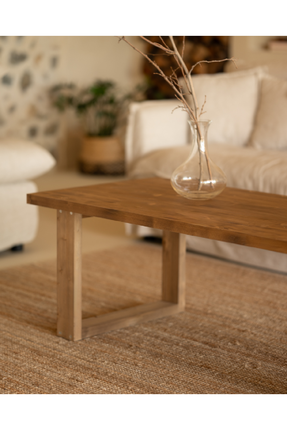 Minimalist Rectangular Coffee Table | Decowood Cairo | Oroa.com