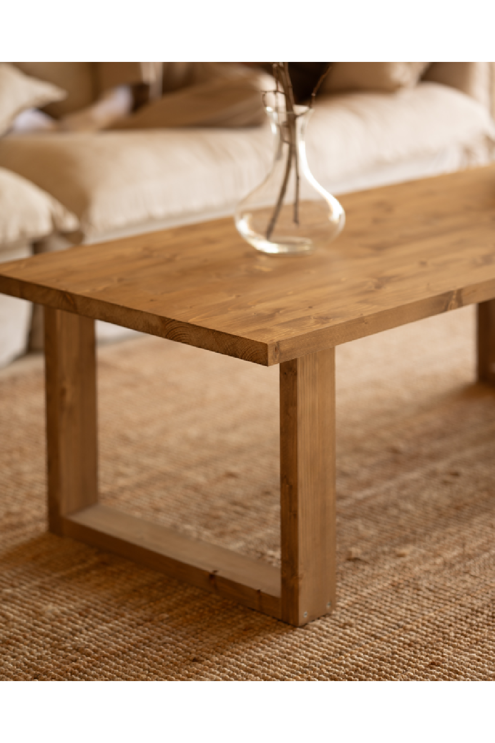 Minimalist Rectangular Coffee Table | Decowood Cairo | Oroa.com