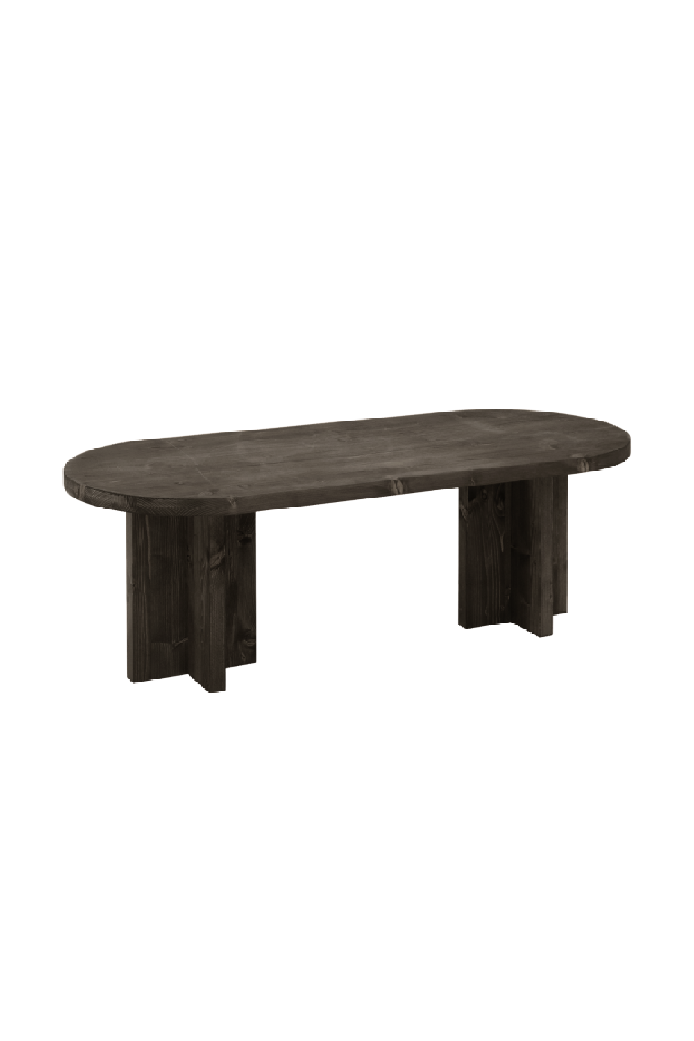 Japandi Oval Coffee Table | Decowood Tokyo | Oroa.com
