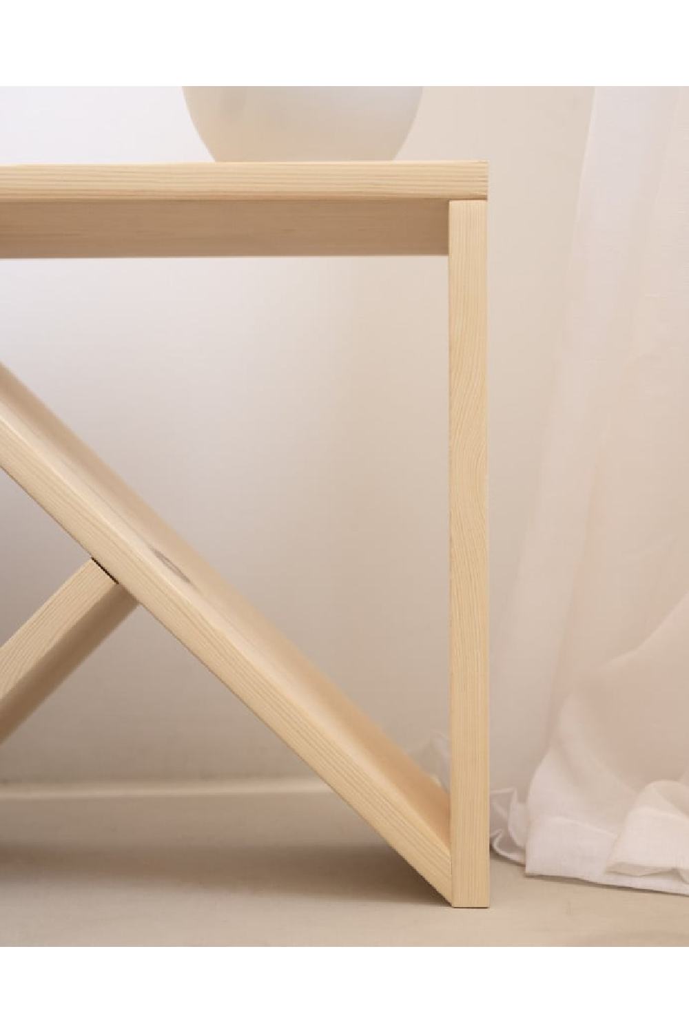 Solid Pine Side Table | Decowood Stoke | OROA.com