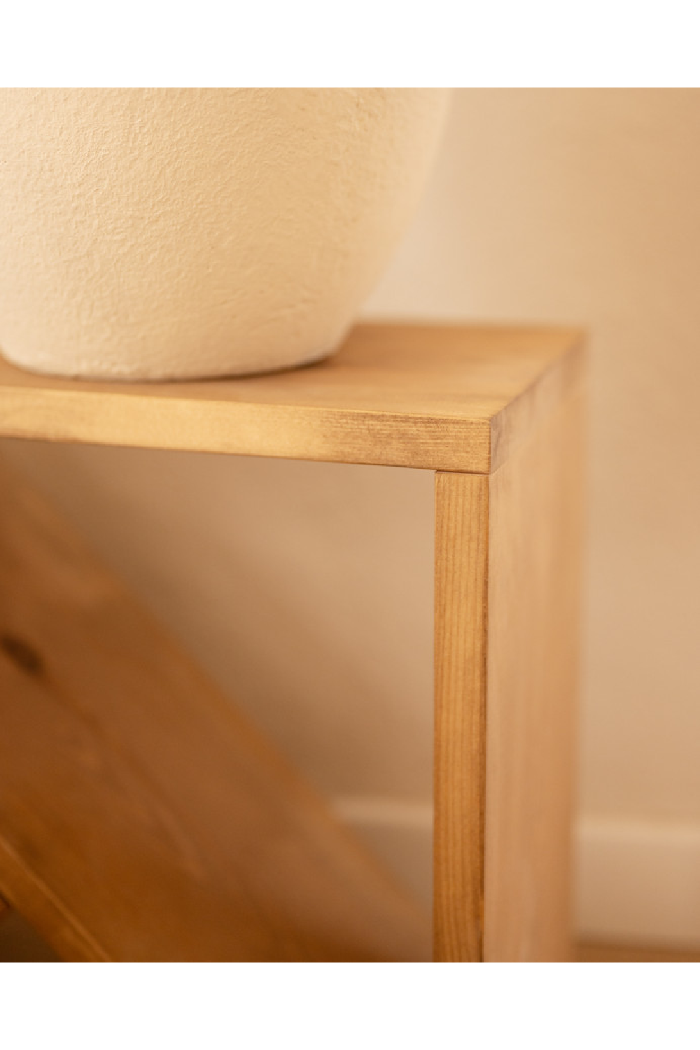 Solid Pine Side Table | Decowood Stoke | OROA.com