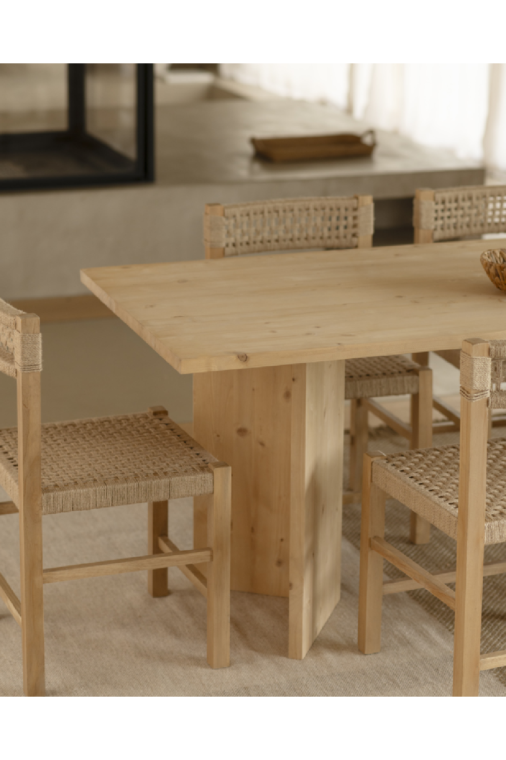 Japandi Style Dining Table | Decowood Kyoto | Oroa.com