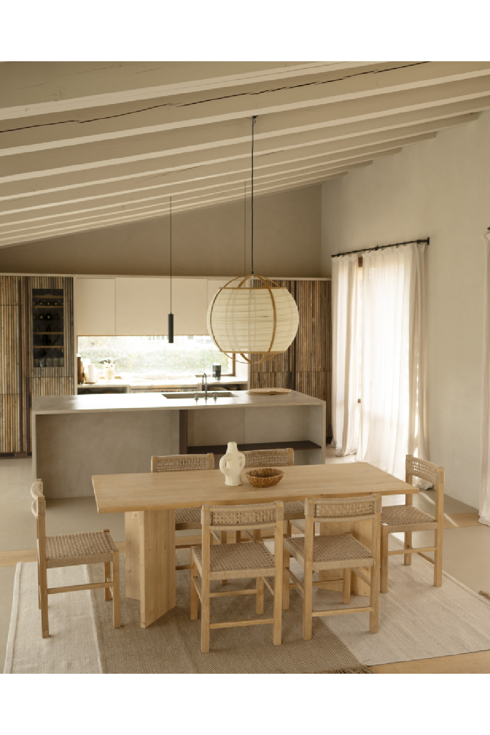 Japandi Style Dining Table | Decowood Kyoto | Oroa.com