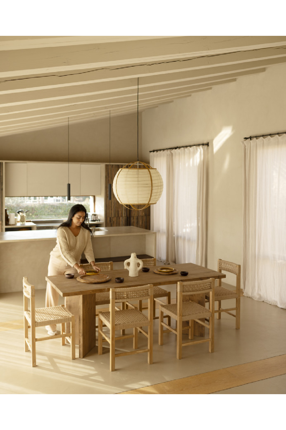Japandi Style Dining Table | Decowood Kyoto | Oroa.com