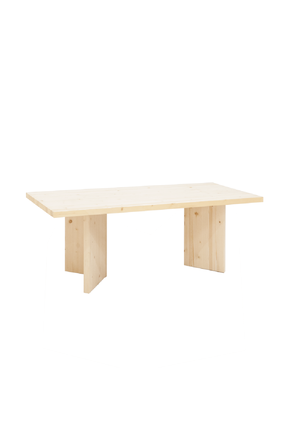 Rectangular Fir Wood Coffee Table | Decowood Kyoto | Oroa.com
