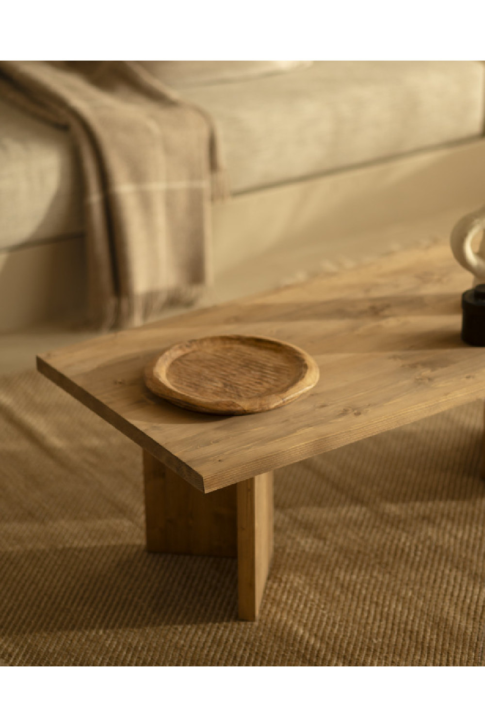 Rectangular Fir Wood Coffee Table | Decowood Kyoto | Oroa.com