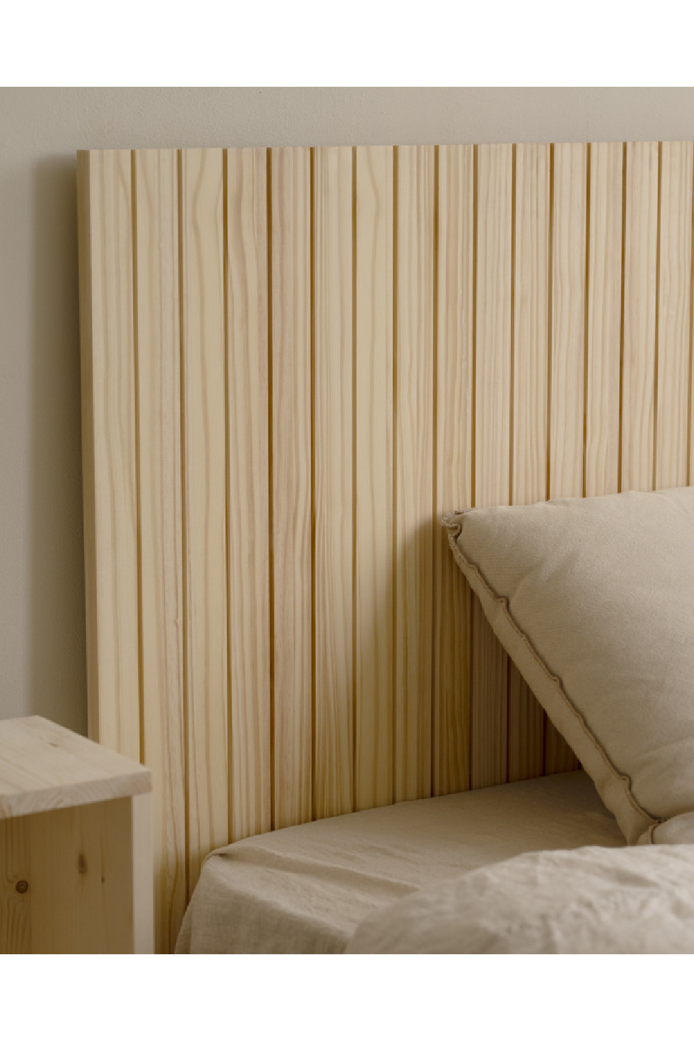 Pine Wood Grooved Headboard | Decowood Marta | Oroa.com