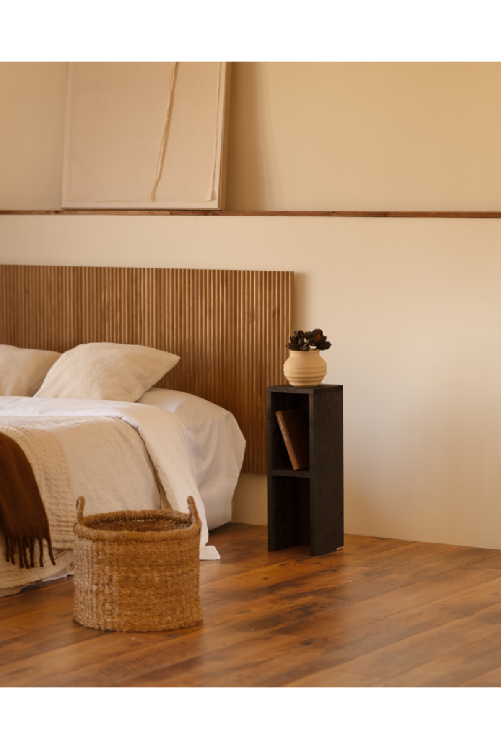 Fir Wood Bedside Table | Decowood Lina | Oroa.com