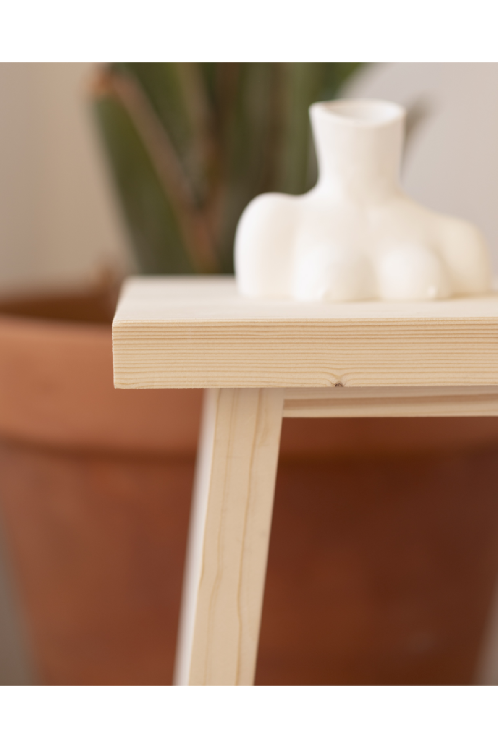 A-Shaped Wooden Side Tables (2) | Decowood Frida | Oroa.com