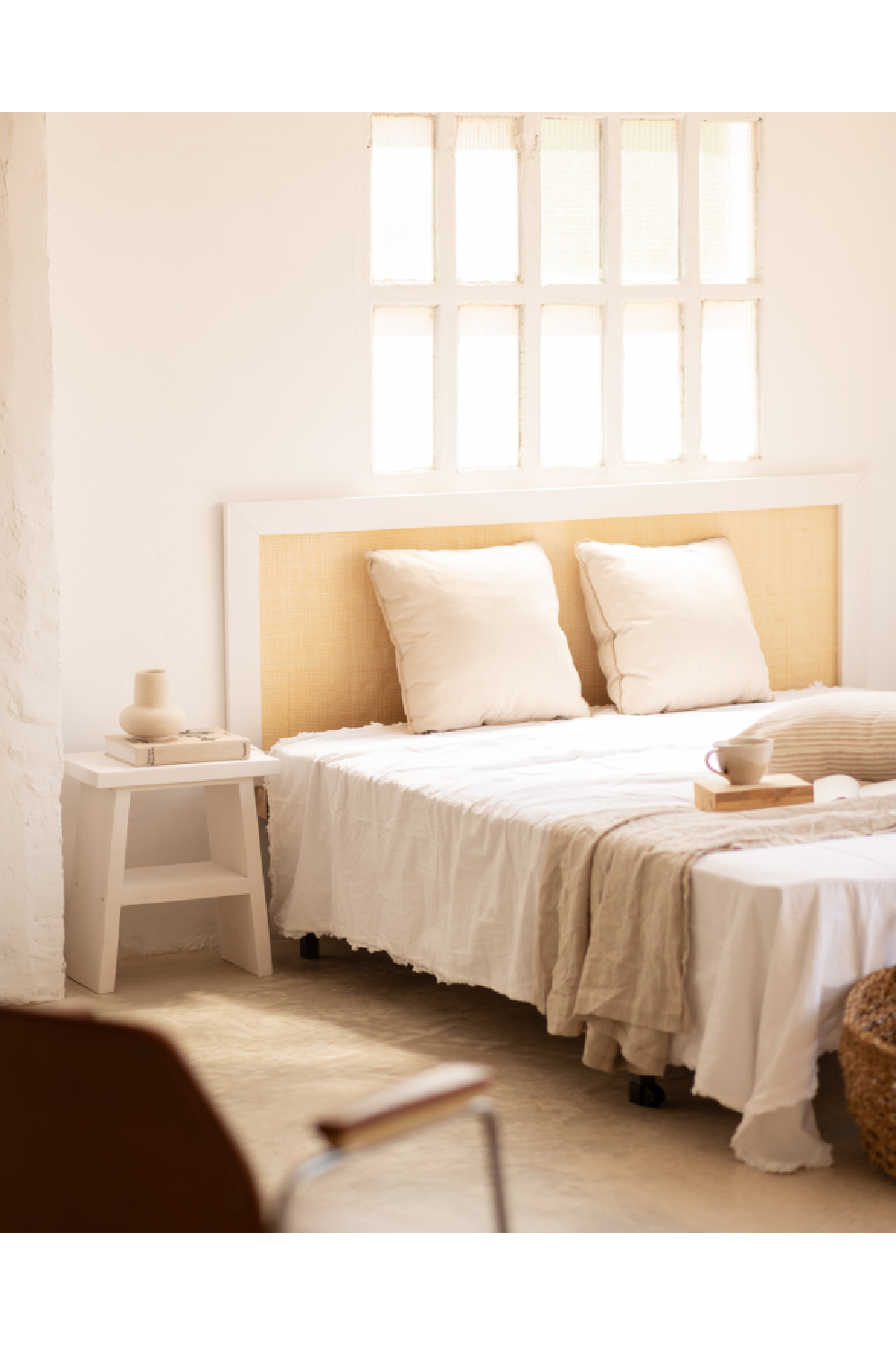 A-Shaped Wooden Side Tables (2) | Decowood Frida | Oroa.com