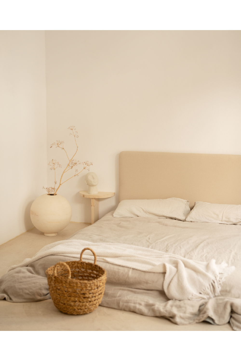 Semi-Circle Wooden Side Tables (2) | Decowood Tokyo | Oroa.com