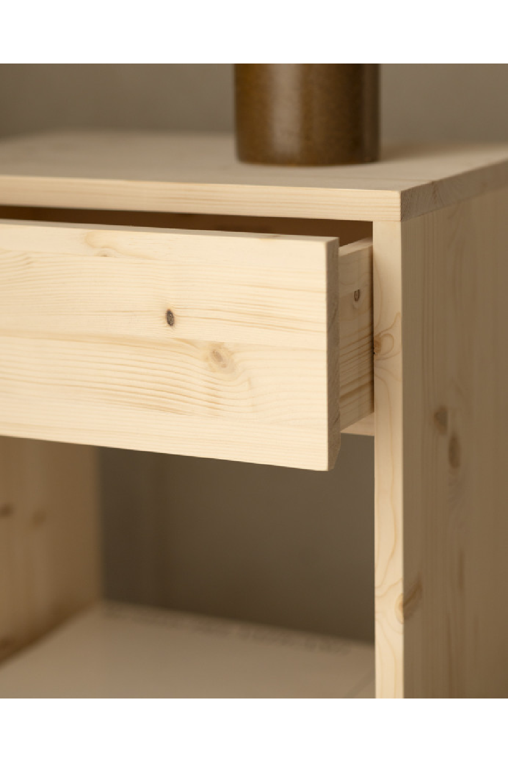 1-Drawer Wooden Bedside Tables (2) | Decowood Martina | Oroa.com