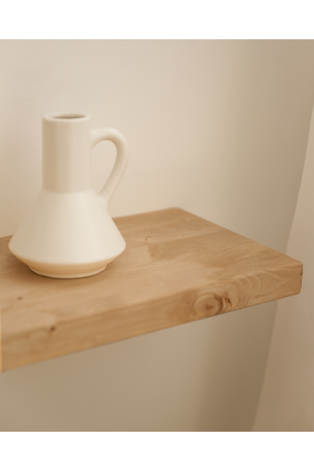 Solid Pine Floating Shelf Nightstands (2) | Decowood Hak | Oroa.com