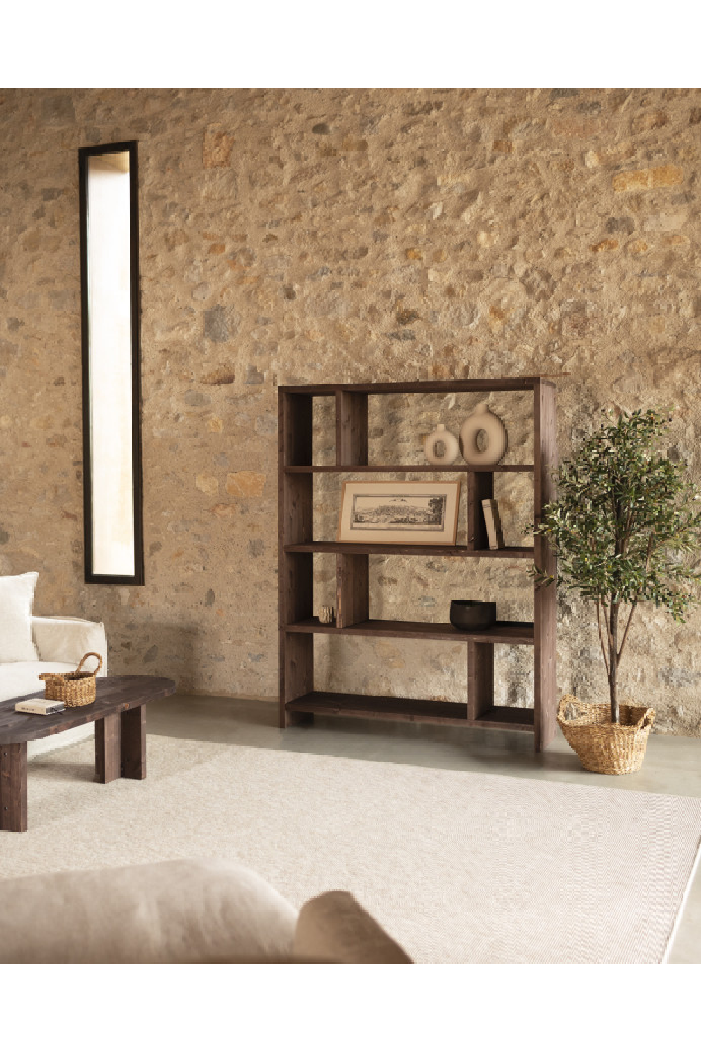 Solid Wood Bookcase | Decowood Rose | Oroa.com