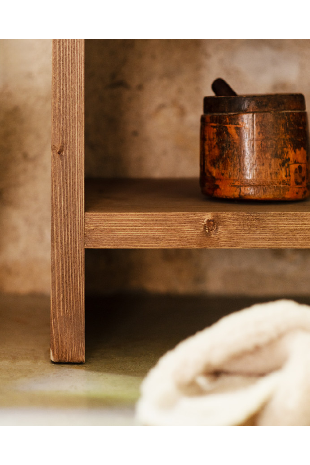 Solid Wood 3-Layer Bookcase | Decowood Rose | Oroa.com