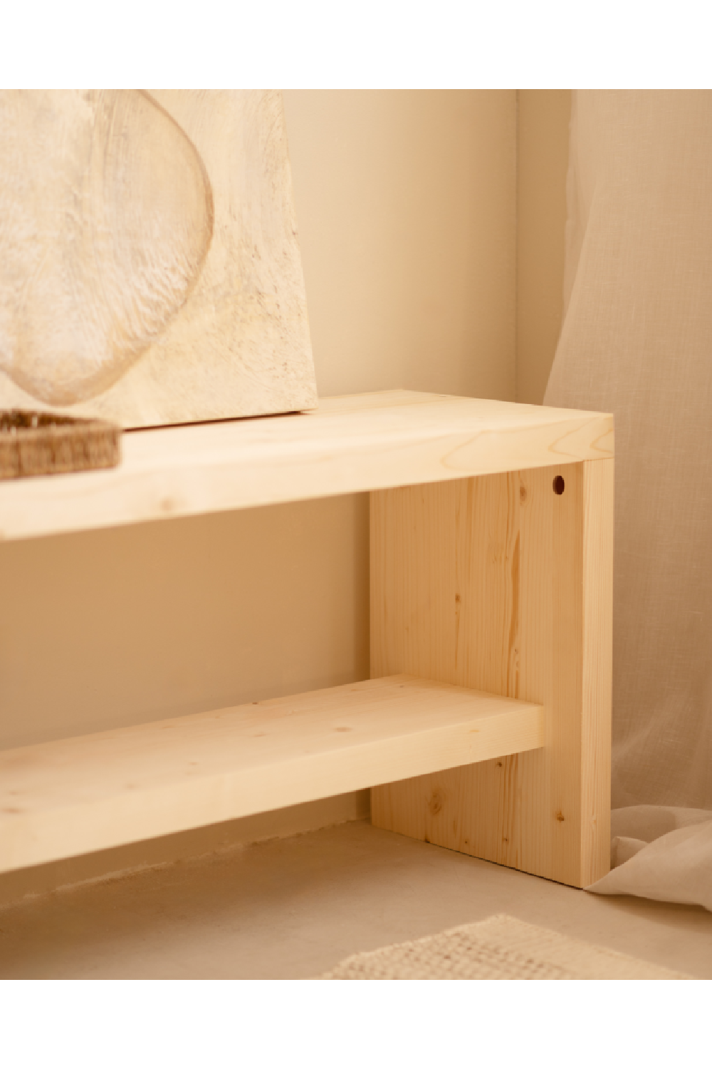 Solid Wood Shoe Bench | Decowood Telva | OROA.com