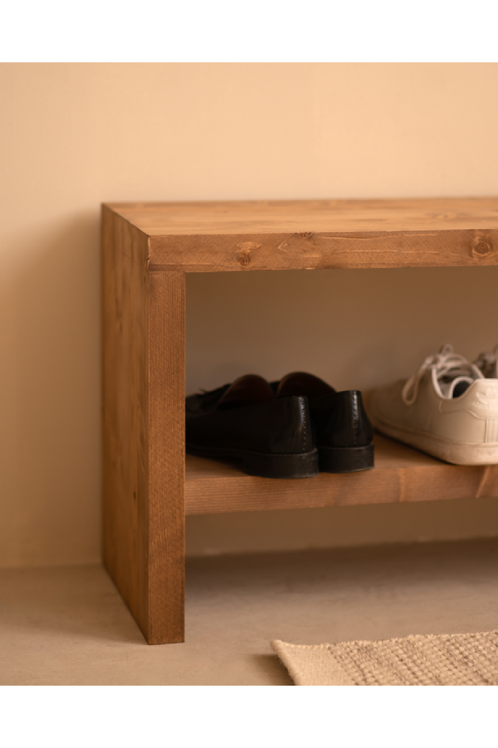 Solid Wood Shoe Bench | Decowood Telva | OROA.com