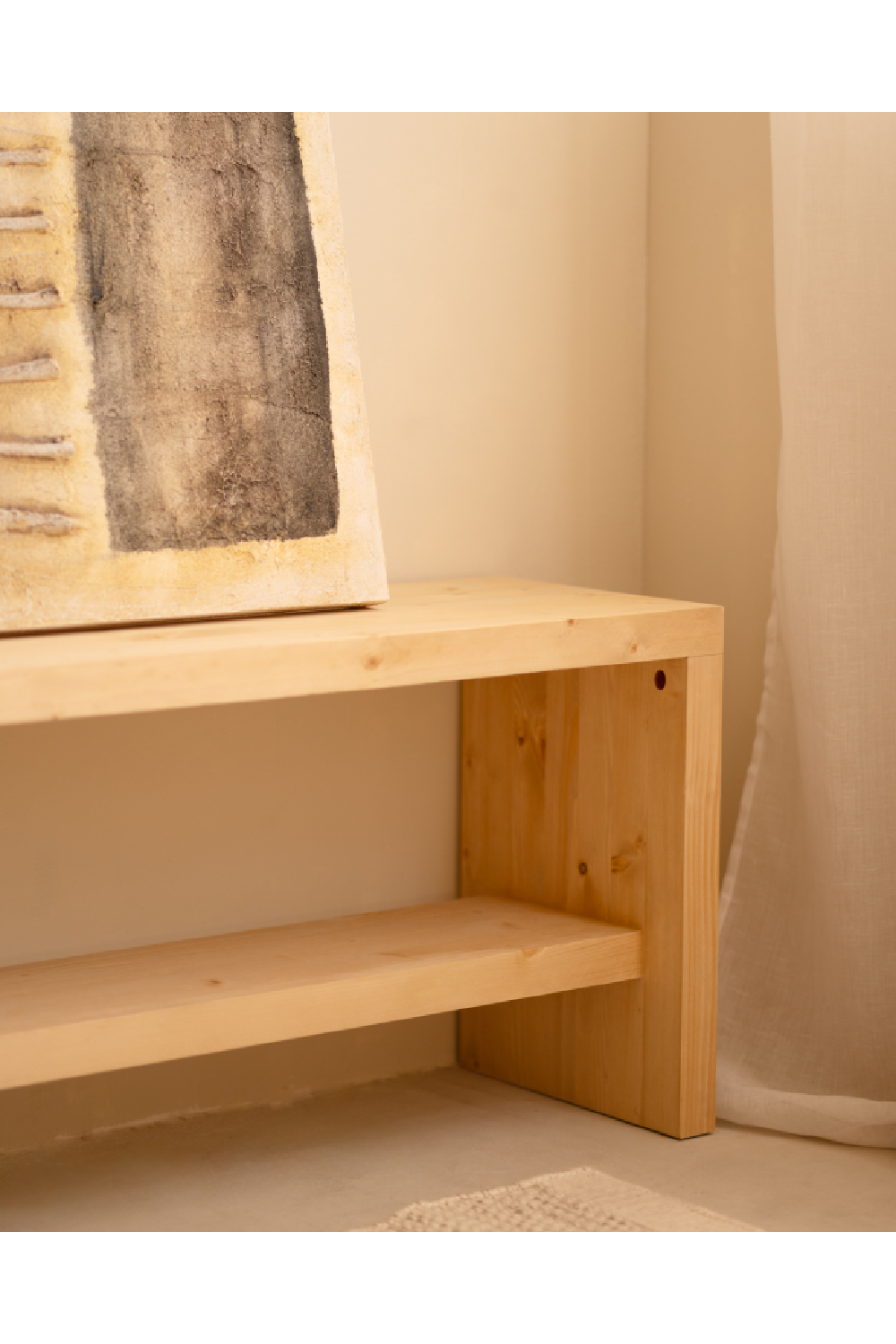 Solid Wood Shoe Bench | Decowood Telva | OROA.com