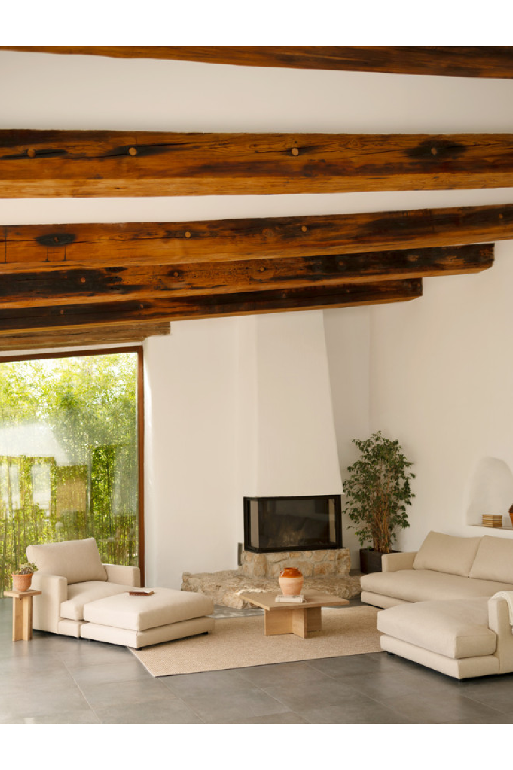 Square Solid Wood Coffee Table | Decowood Tena | Oroa.com