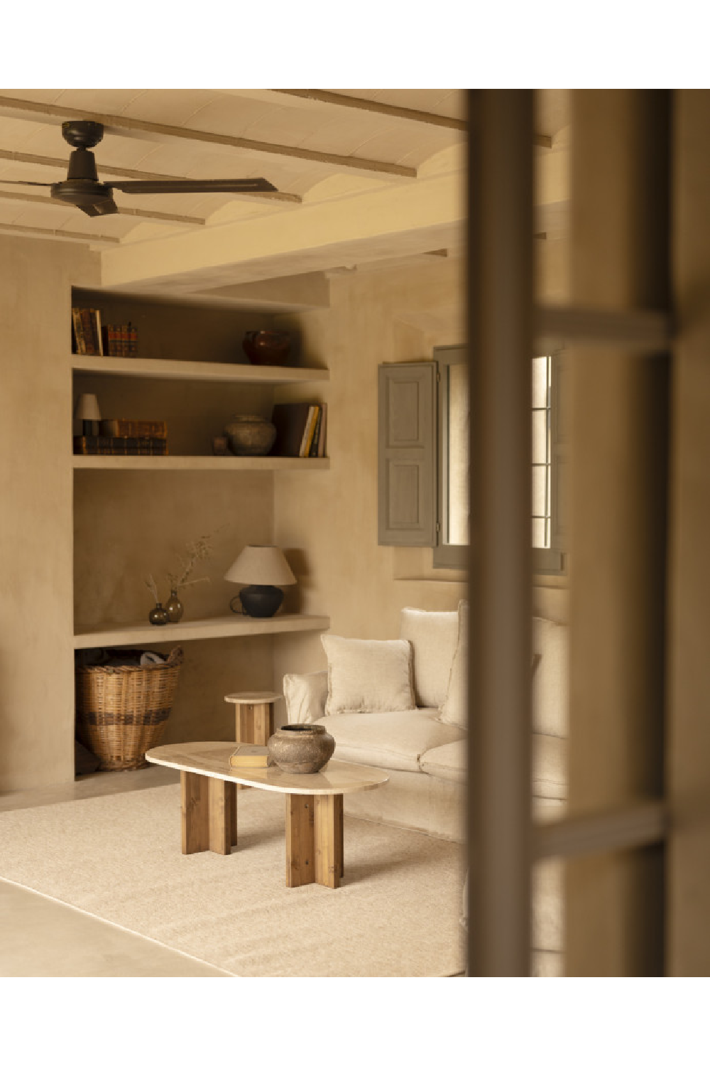 Oval Marble Coffee Table | Decowood Tuscany | Oroa.com