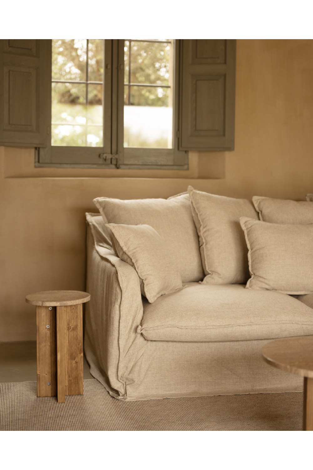 Round Marble Side Table | Decowood Tuscany | Oroa.com