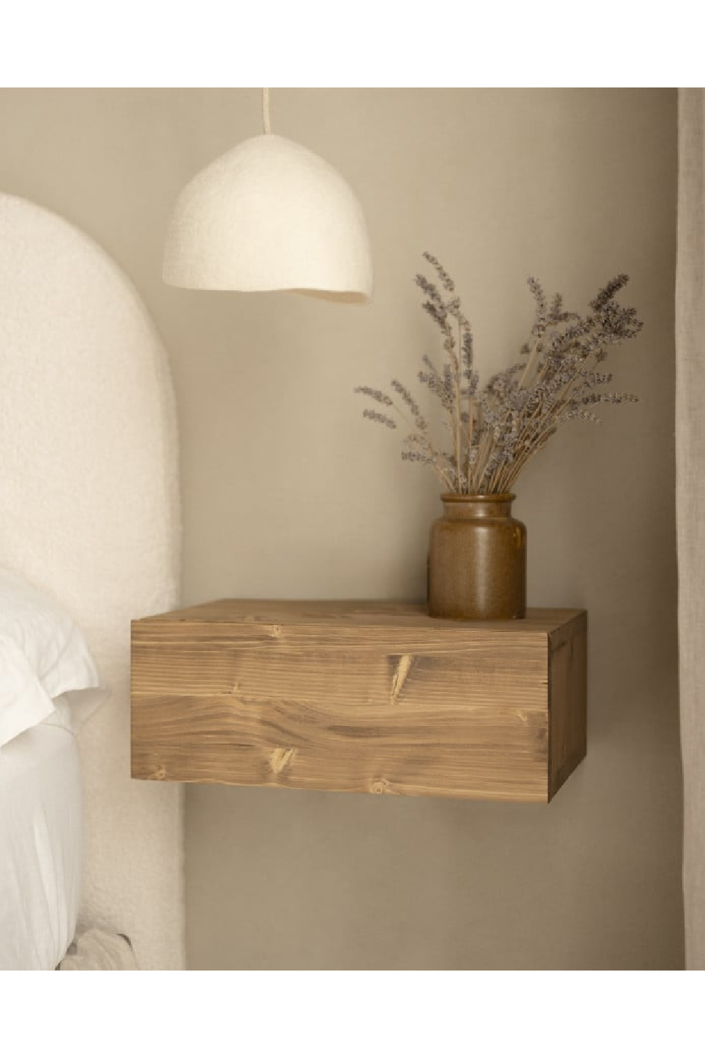 Floating Drawer Bedside Table | Decowood Ingrid | Oroa.com