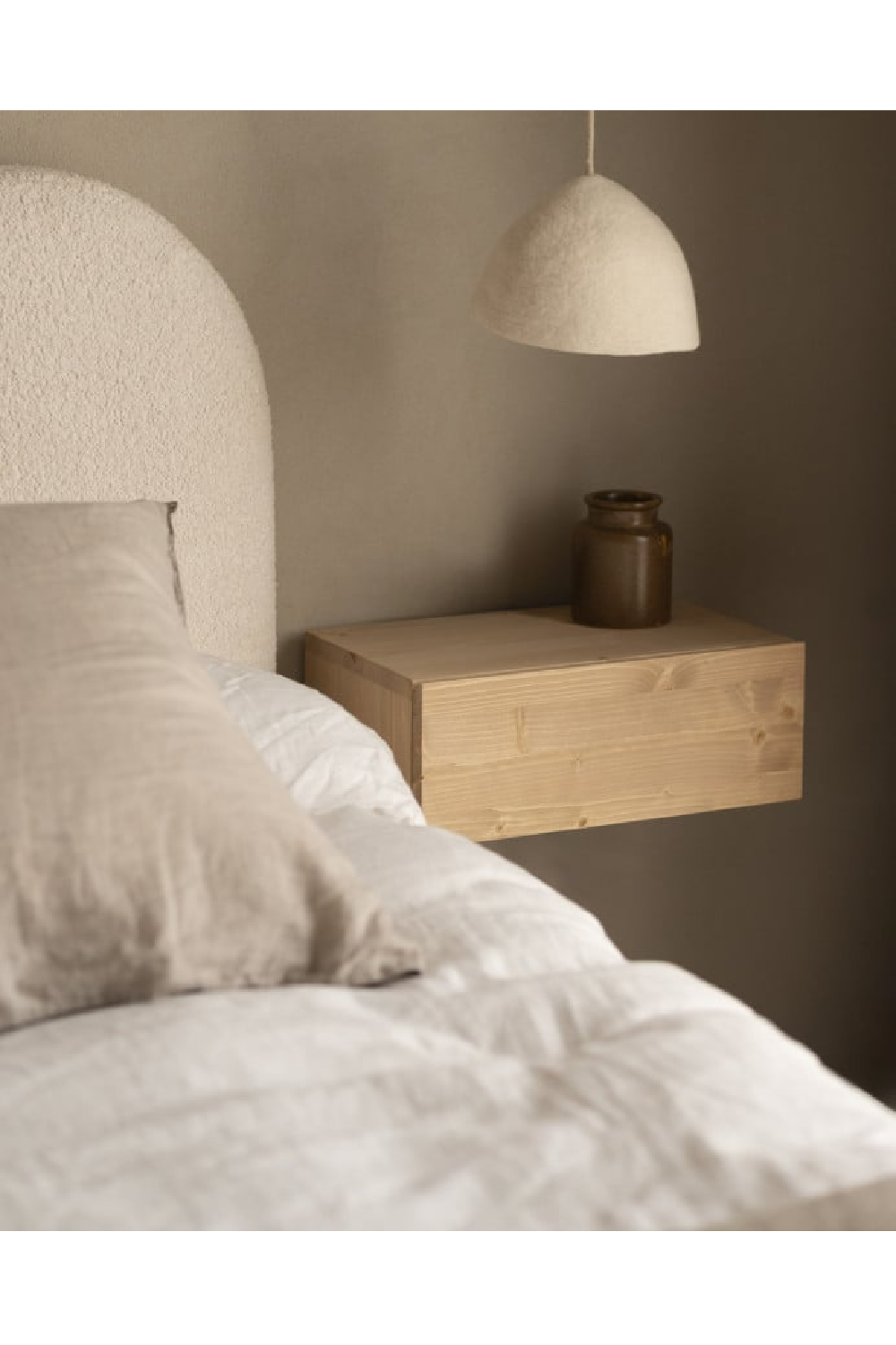 Floating Drawer Bedside Table | Decowood Ingrid | Oroa.com