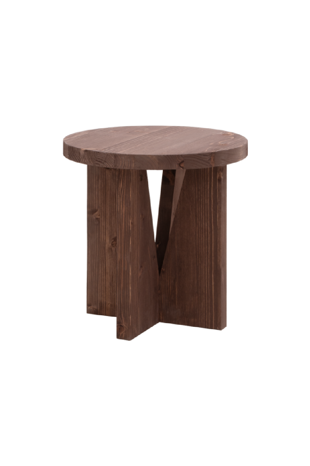 Round Nordic Nightstand | Decowood Vega | OROA.com