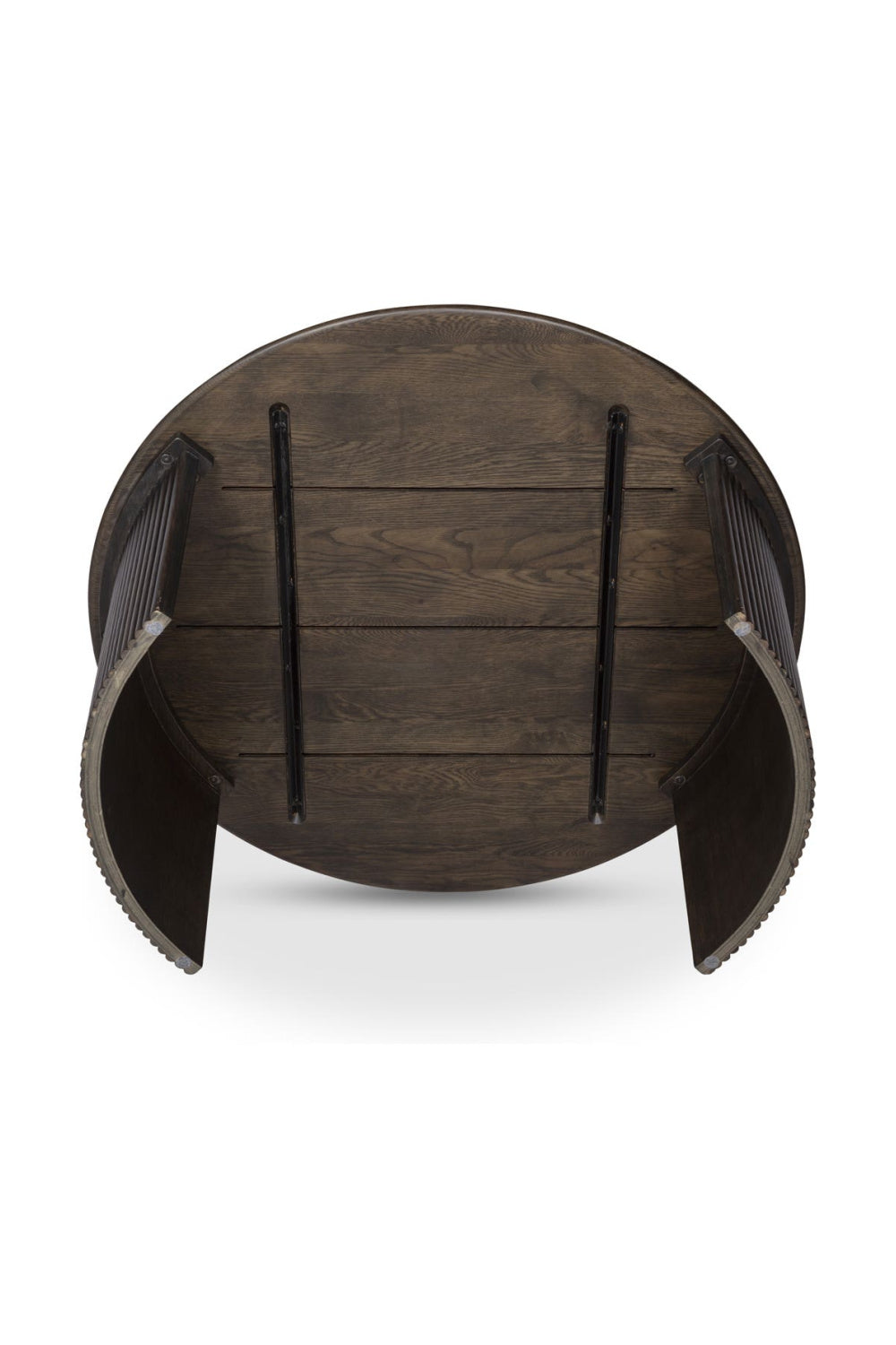 Modern European furniture - Oak Fluted Base Coffee Table - www.oroa.com | Oroa.com