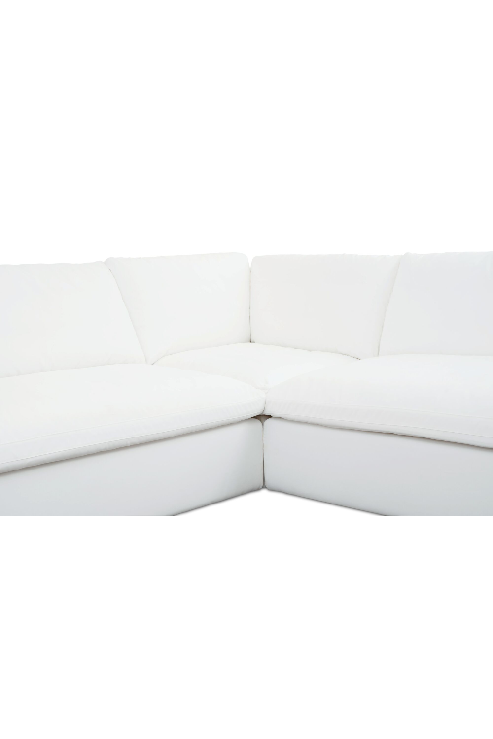 3-Piece White Outdoor Modular Sofa | Oroa.com