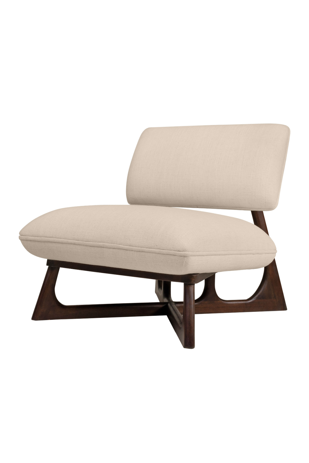 Beige Upholstered Lounge Chair | Versmissen Londa | Oroa.com