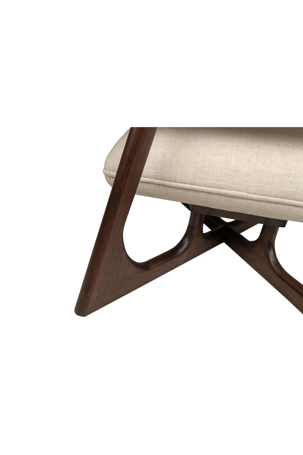 Beige Upholstered Lounge Chair | Versmissen Londa | Oroa.com