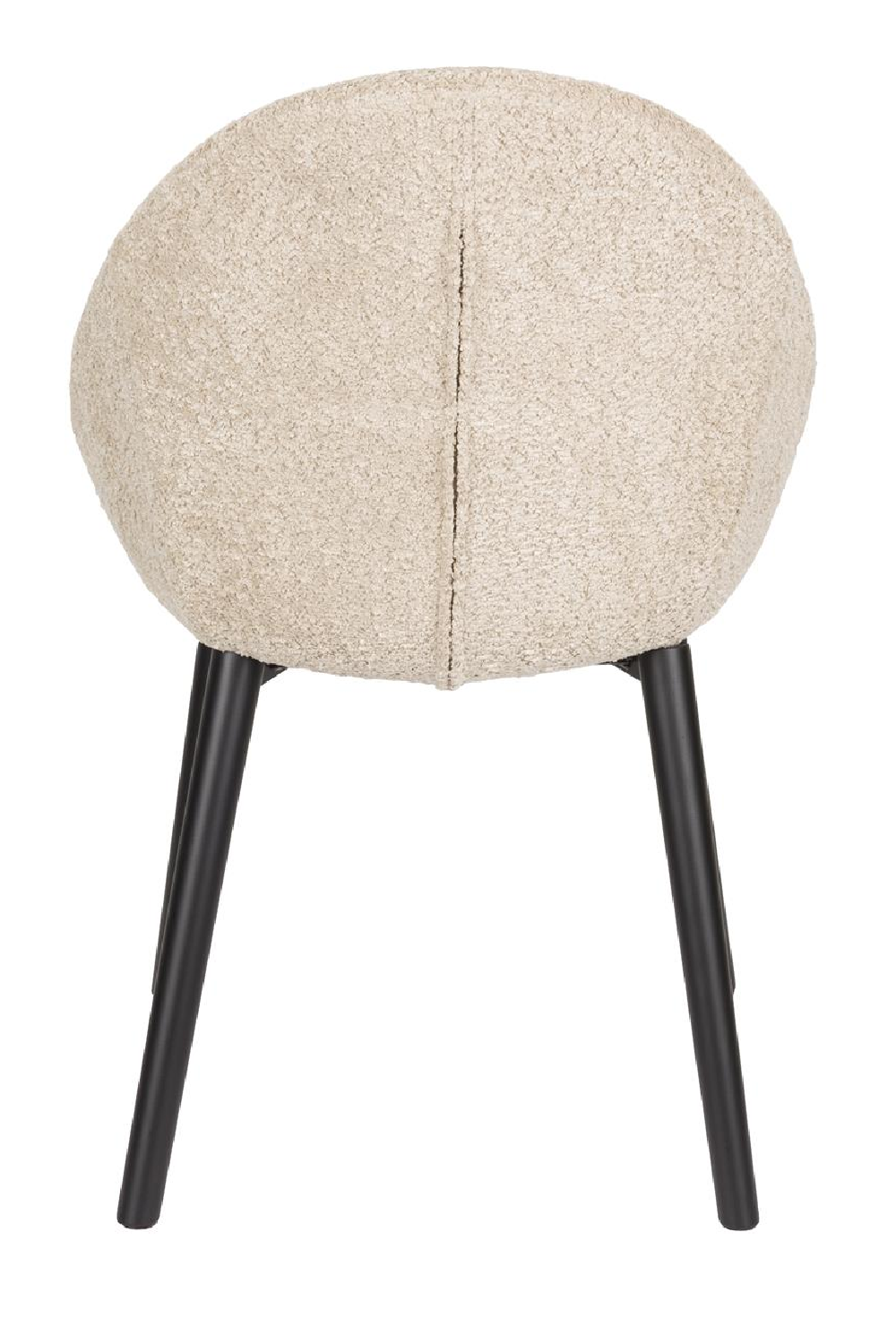 Bouclé Tub Dining Chairs (2) | Dutchbone Fenna | OROA.com