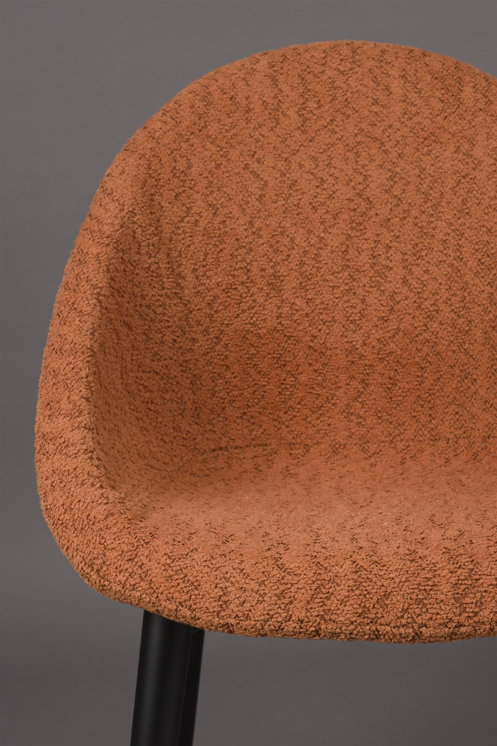 Bouclé Tub Dining Chairs (2) | Dutchbone Fenna | OROA.com