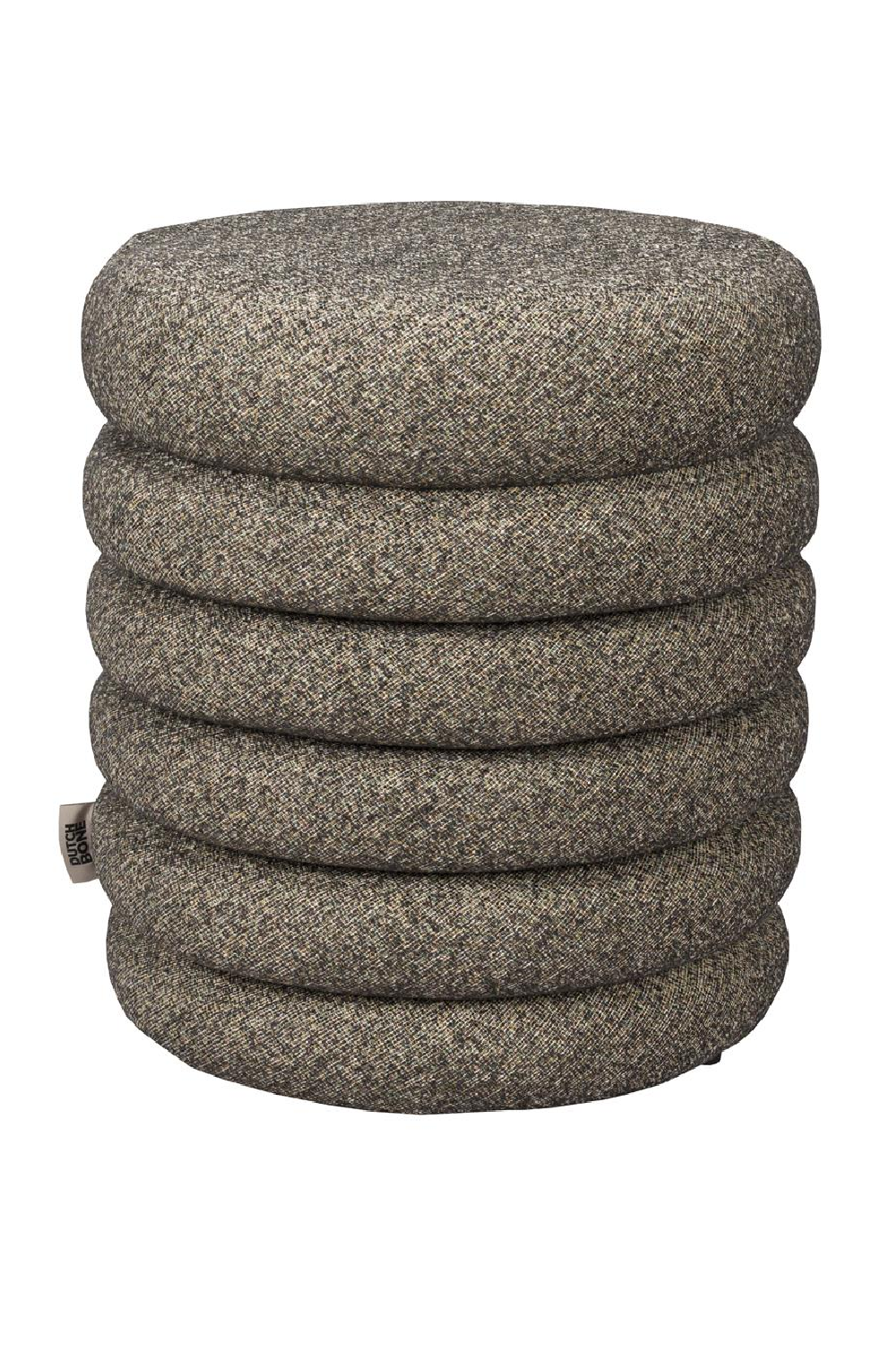 Bouclé Upholstered Stool | Dutchbone Fern | OROA.com