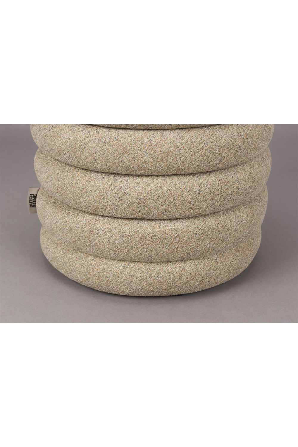 Bouclé Upholstered Stool | Dutchbone Fern | OROA.com