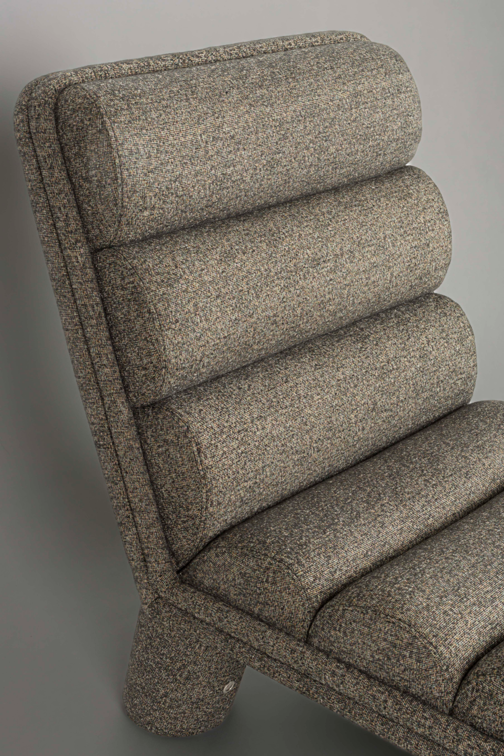 Bouclé Channeled Lounge Chair | Dutchbone Fern | OROA.com