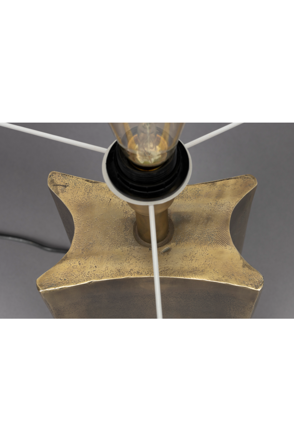 Cream Linen Table Lamp | Dutchbone Rico | OROA.com