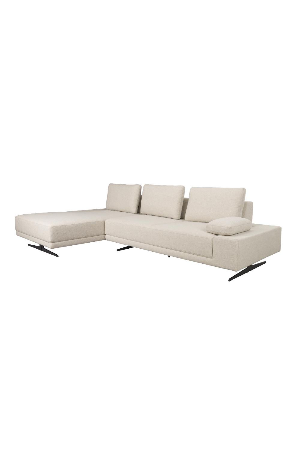 Off White Upholstered Sofa | Dutchbone Shelly | OROA.com