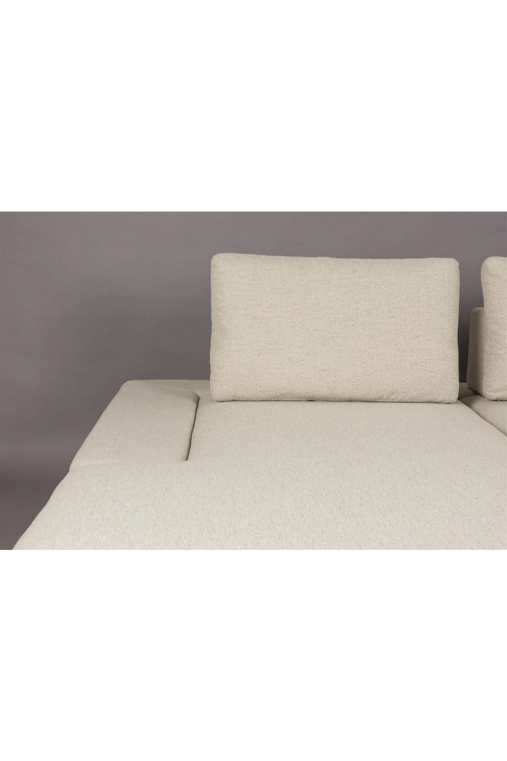 Off White Upholstered Sofa | Dutchbone Shelly | OROA.com