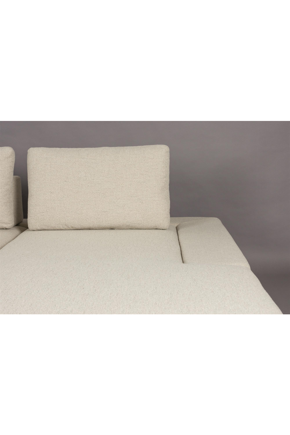 Off White Upholstered Sofa | Dutchbone Shelly | OROA.com