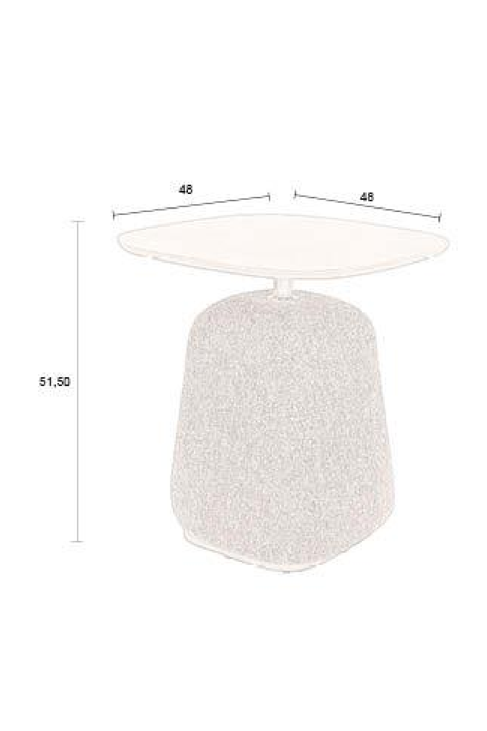 Mélange Side Table | Dutchbone Shelly | OROA.com