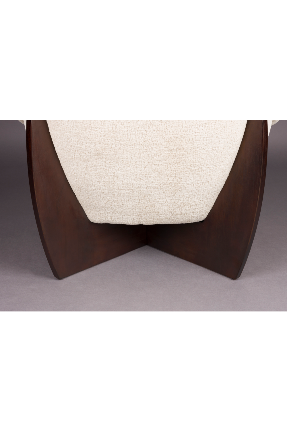 Beige Bouclé Lounge Chair | Dutchbone Emilius | OROA.com